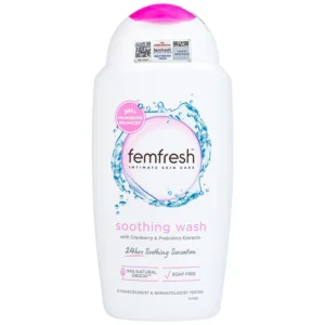 Dung dịch vệ sinh phụ nữ Femfresh Intima Skin Care Soothing Wash hỗ trợ điều trị viêm nhiễm phụ khoa (250ml)